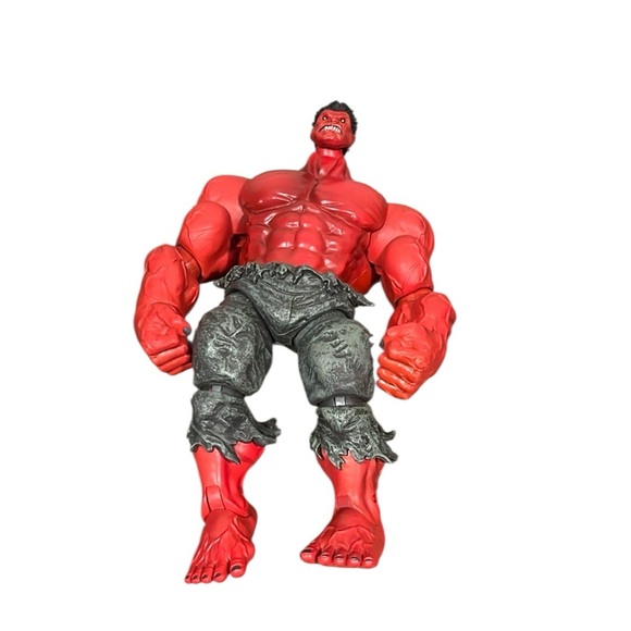 The Marvel legends red Incredible Hulk deluxe action figure - Picture 1 of 8